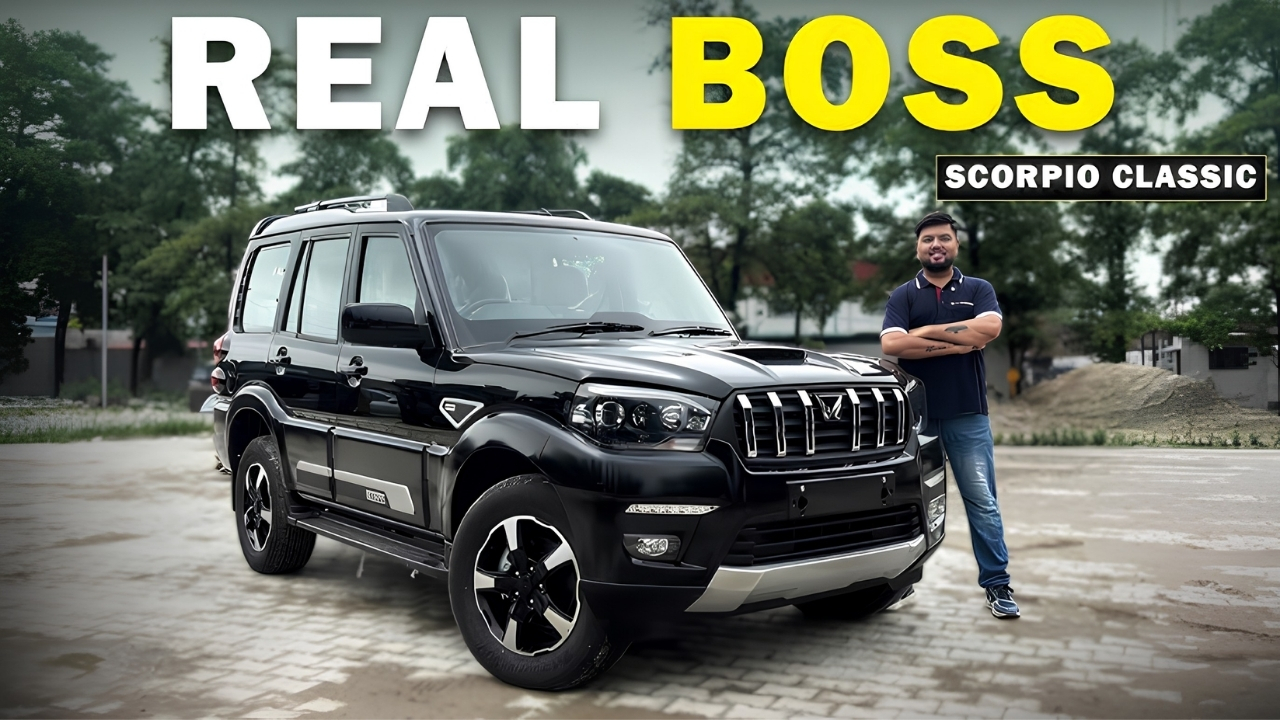 Mahindra Scorpio Classic S11 Stealth Black