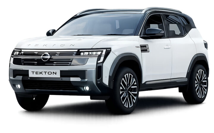 Pearl White Nissan Tekton